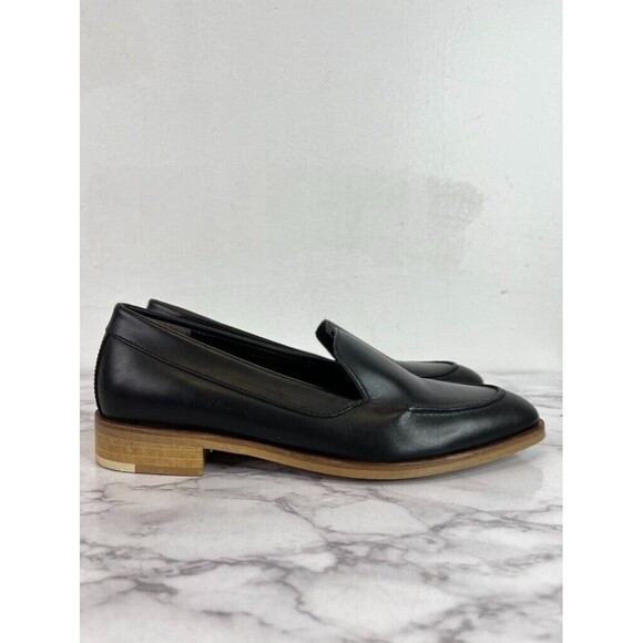 Everlane Women's Black The Modern Leather Loafers Sz 5 - Picture 7 of 11